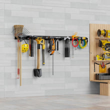 Load image into Gallery viewer, Rust-Resistant Wall Mount Organizer - 48-Inch Carbon Steel with 450 lbs Capacity