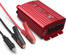 Load image into Gallery viewer, Dual USB 500W Inverter with Smart Cooling Fan - Ideal for Campers &amp; Travelers
