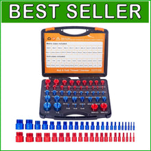Load image into Gallery viewer, Portable Nut and Bolt Measuring Tool - 44 Color-Coded Gauges for Quick Reference