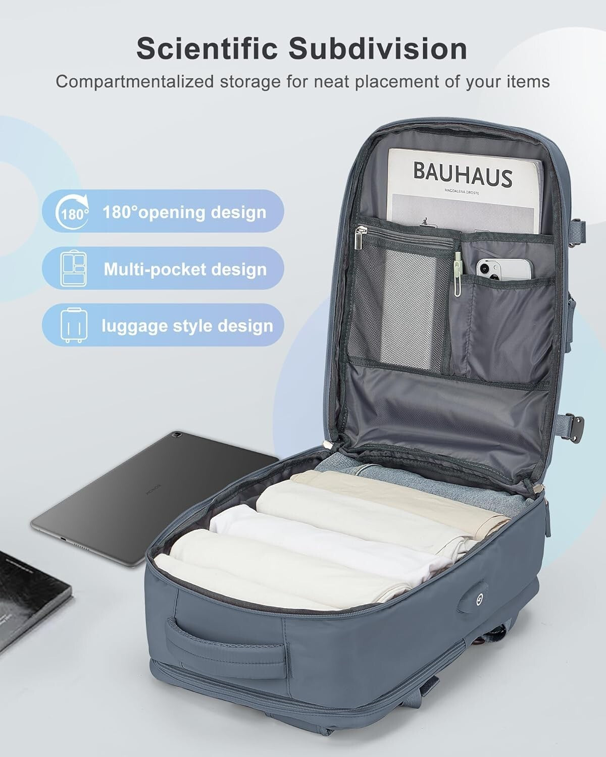 Multi-Functional Business Backpack for Women - Waterproof & Organized for Travel