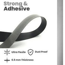 Load image into Gallery viewer, Premium Black Melamine 2'' x 50' Iron-On Edge Banding for DIY Furniture Projects