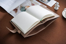 Load image into Gallery viewer, Stylish Leather Planner Cover for A5 Notebooks - Fits Hobonichi, Midori &amp; More