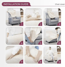 Load image into Gallery viewer, Soft Polyester Armchair Slipcover - One-Piece Stretch Fit for Modern Living