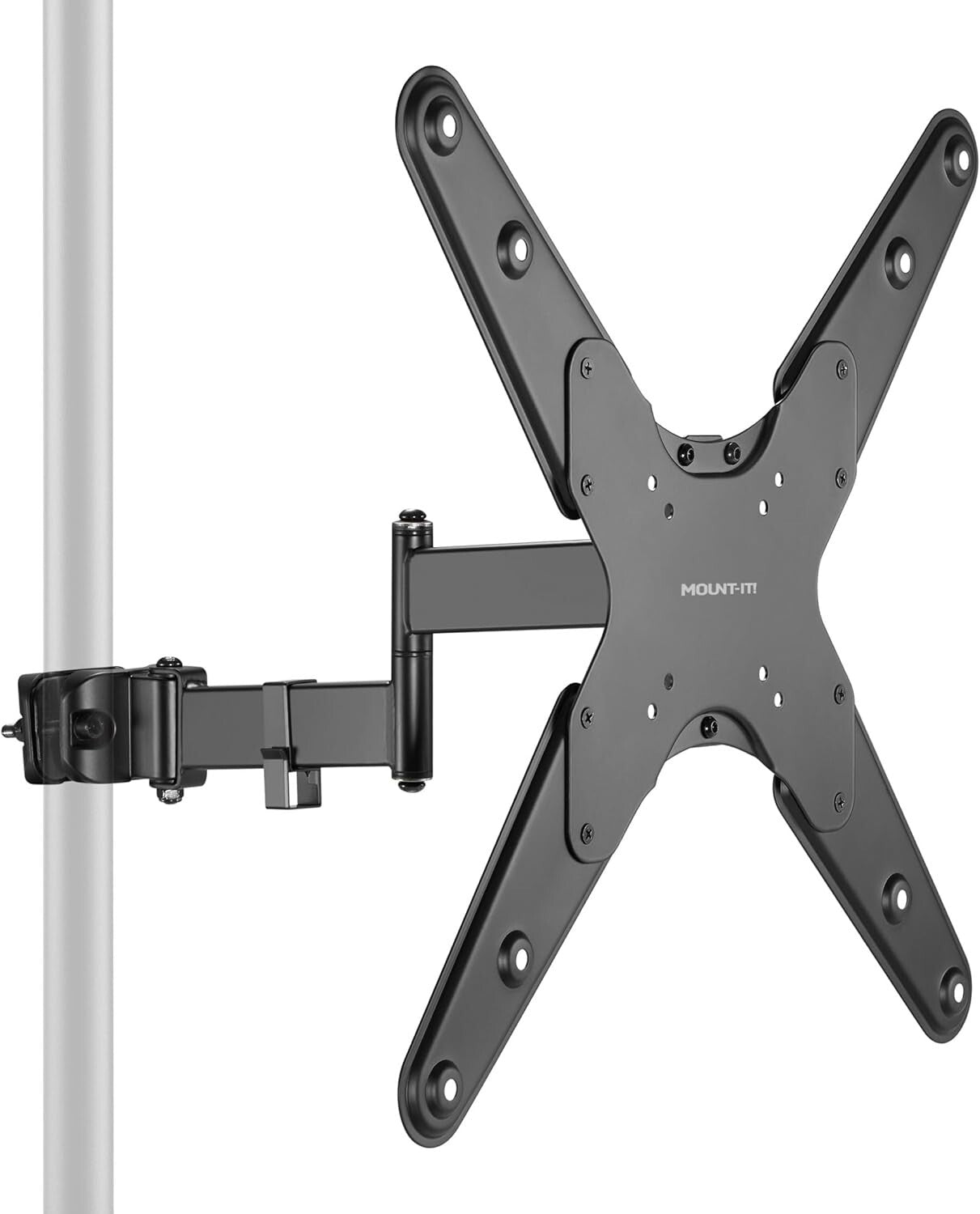 Extendable Pole Mount for TVs & Monitors 32" - 55", Fits 1.1" to 1.96" Poles