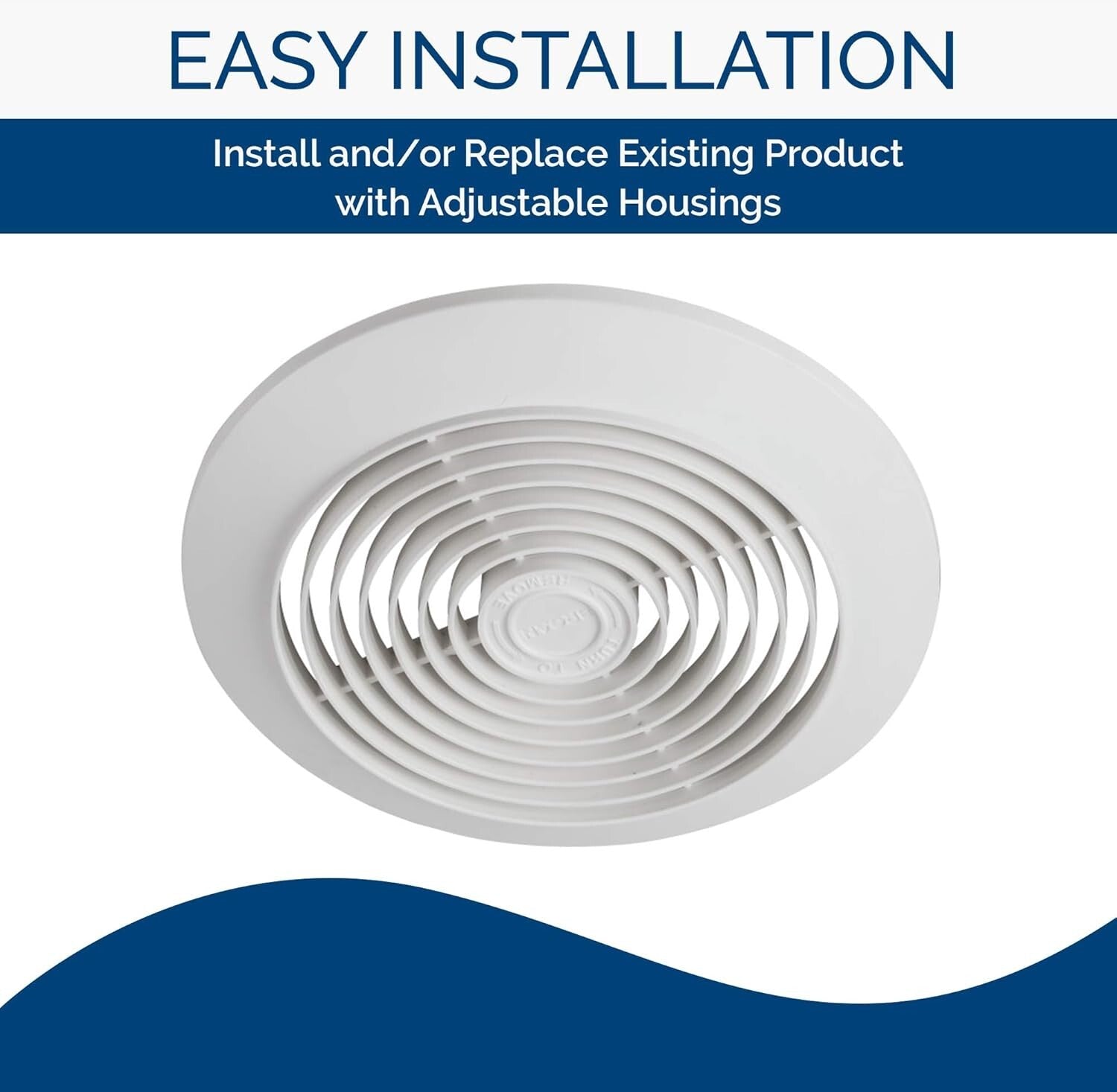 Compact 6-Inch Exhaust Fan with Remote Control - For Efficient Ventilation