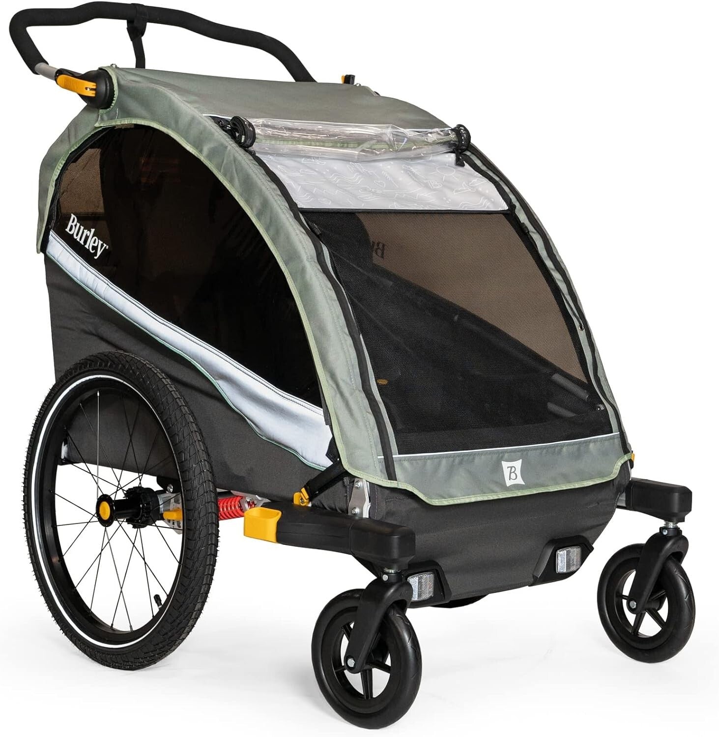 Burley 8" Stroller Wheels Kit: Lightweight 2-Wheel Bike Trailer Stroller