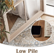 Load image into Gallery viewer, Soft Medallion Brick Red 5x7 Indoor Rug – Lightweight Non-Slip Elegant Design