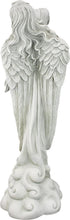 Load image into Gallery viewer, Exclusive Antique Stone Finish Angel Garden Statue - 6 lbs, Freestanding Art