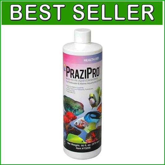 Prazipro 16oz Liquid Treatment for Healthy Fish - Targets Flukes & Tapeworms