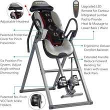 Load image into Gallery viewer, Innova Heavy-Duty Inversion Table with Vertical Massage &amp; Adjustable Features