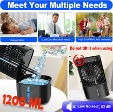 Load image into Gallery viewer, Adjustable Speed Personal Air Conditioner - Portable Desk Fan for Summer Comfort