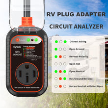 Load image into Gallery viewer, 30A to 50A RV Power Adapter with LED Indicator &amp; Waterproof Design for Campers