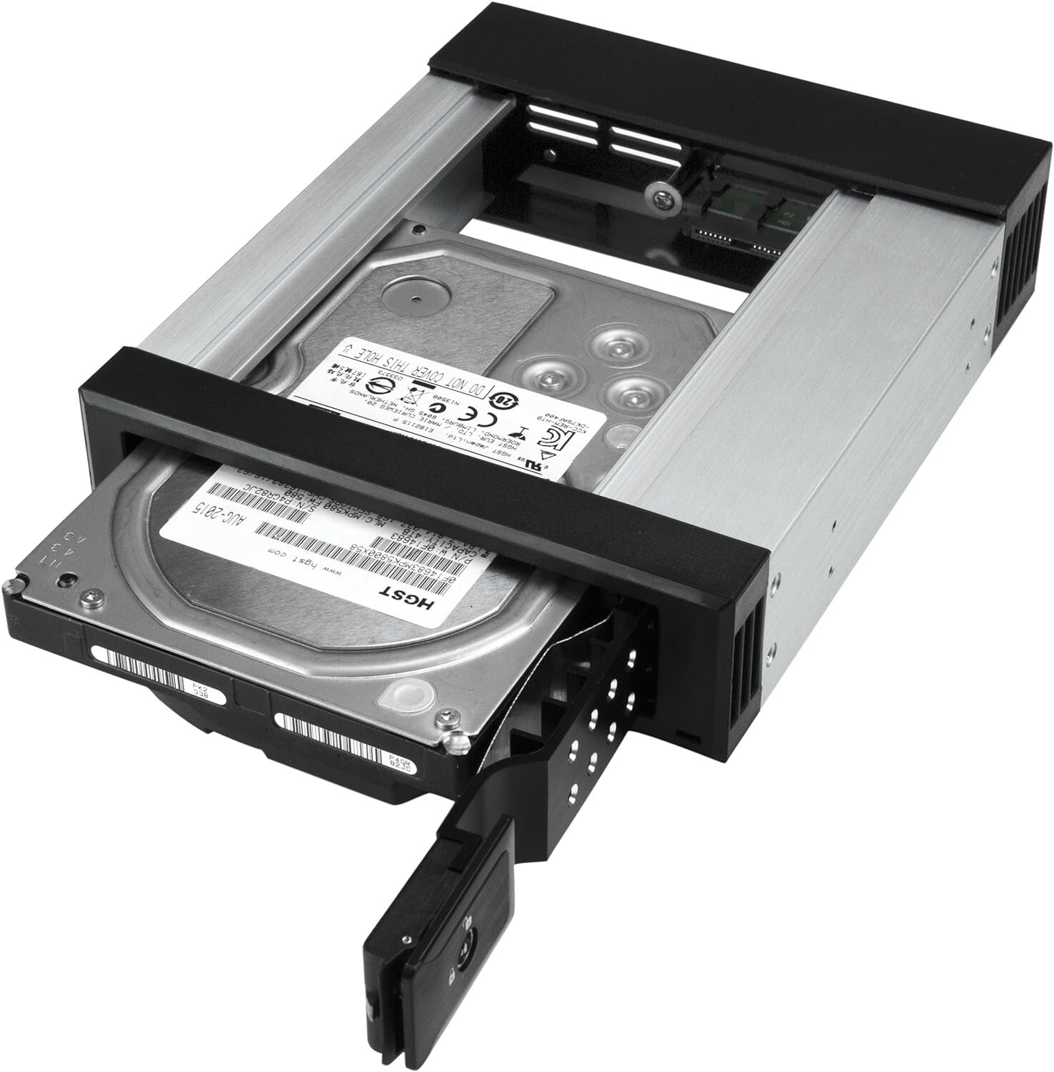Aluminum Hot Swap Bay for 3.5" SATA/SAS Drives - 6Gbps Transfer Speeds