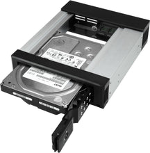 Load image into Gallery viewer, Aluminum Hot Swap Bay for 3.5" SATA/SAS Drives - 6Gbps Transfer Speeds