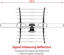Load image into Gallery viewer, 360-Degree Rotating Outdoor HD Antenna - 200 Miles with Mounting Pole Included