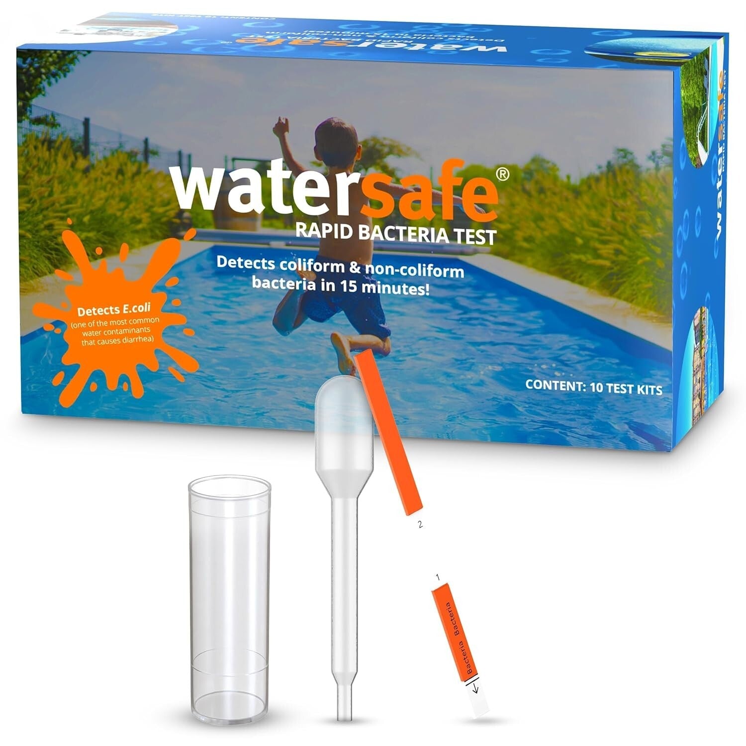 On-the-Spot Pool & Spa Bacteria Detection Kit - Accurate Results in 15 Minutes