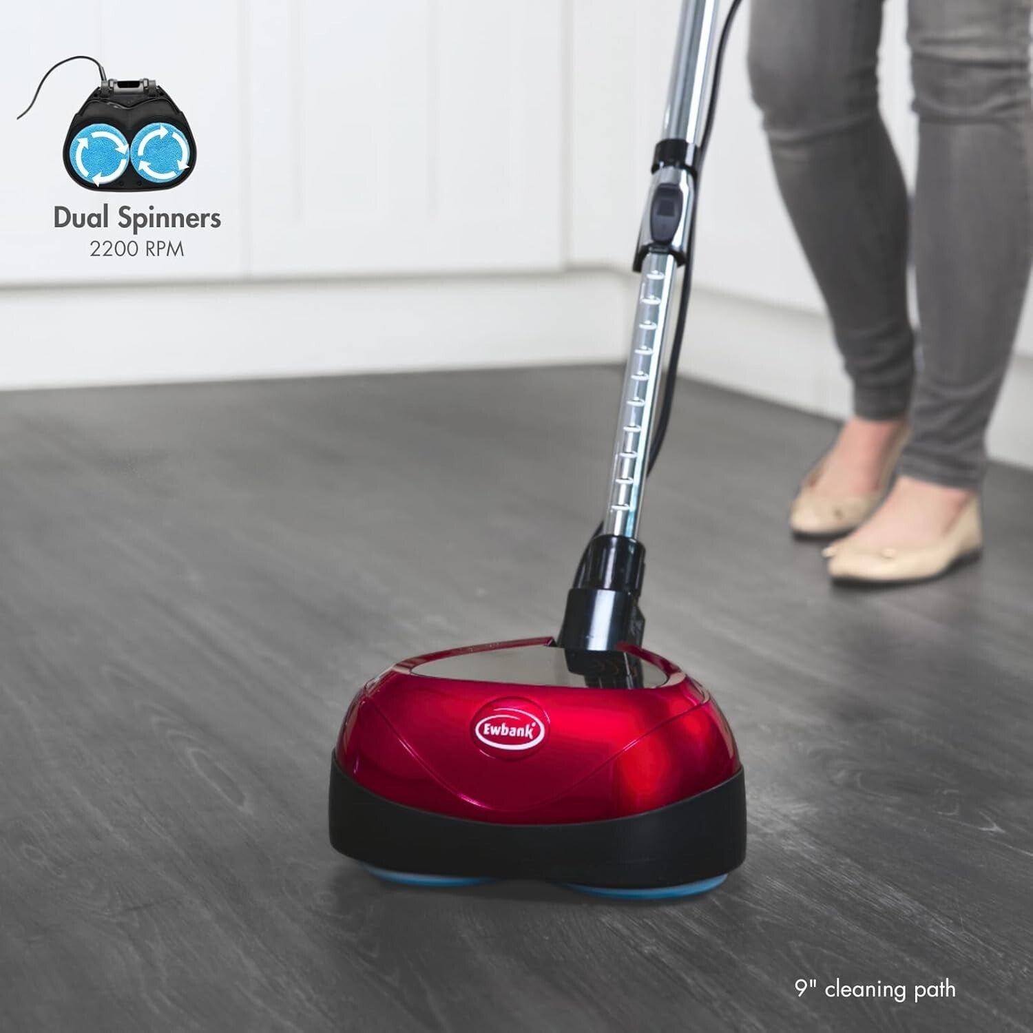 EP170 Multi-Use Floor Cleaner: Lightweight, High-Power Scrubber for Home Use