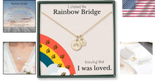 Load image into Gallery viewer, Elegant Silver or Gold Pet Memorial Jewelry - Heartfelt Sympathy Gift for Loss