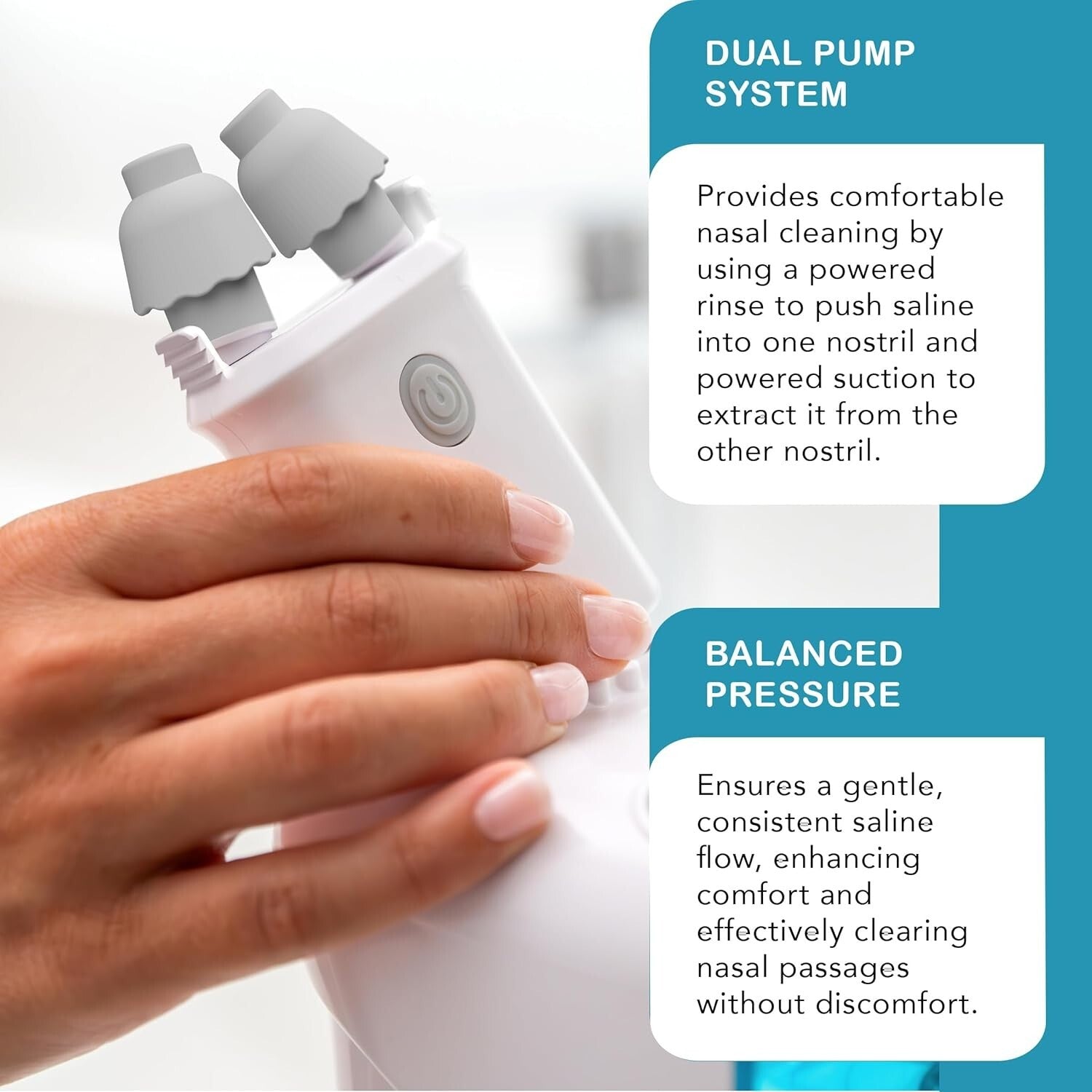 Innovative Nasal Decongestant System - Adjustable Pressure for Optimal Relief