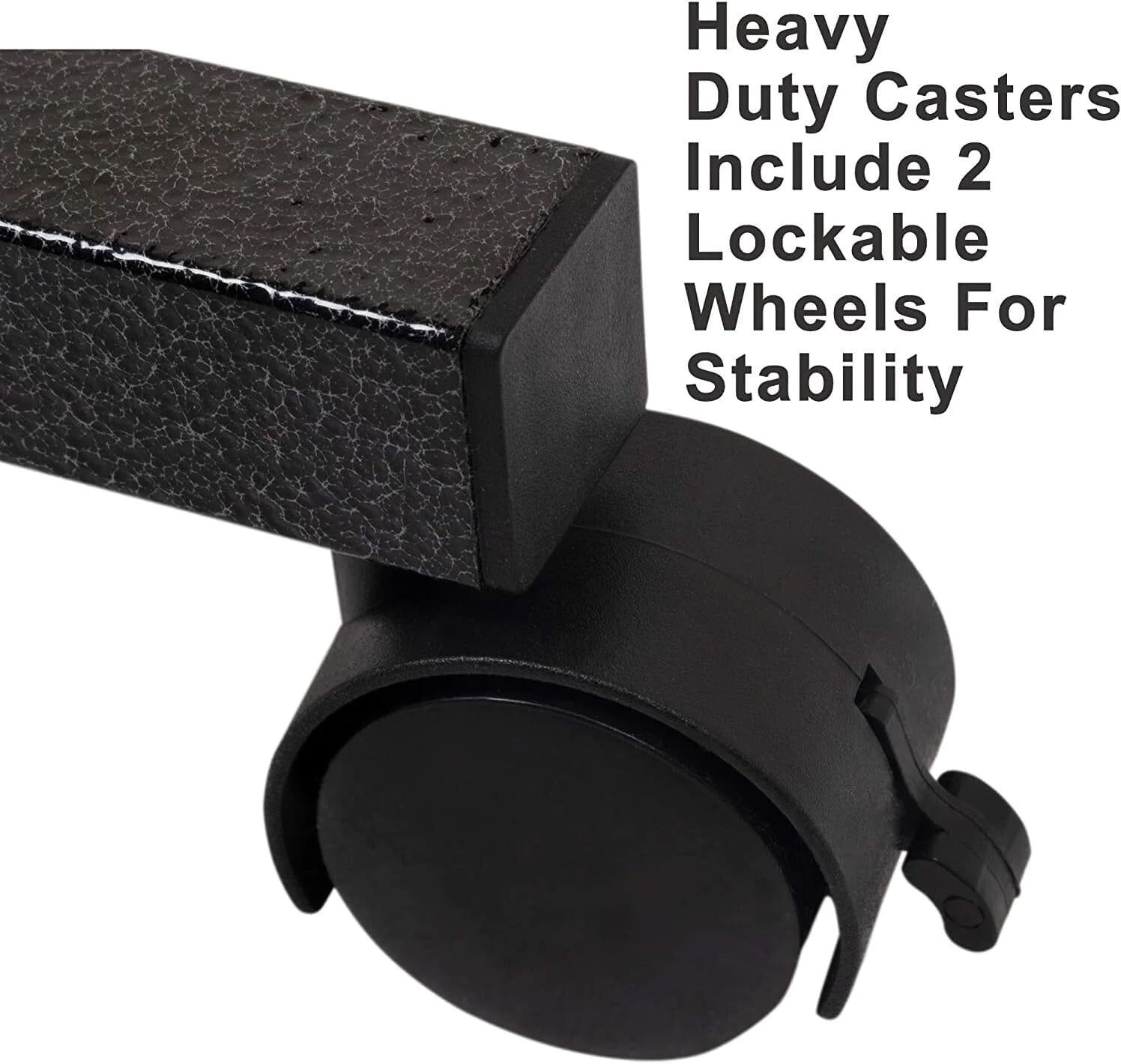 Rolling Bedside Table with Walnut Finish - Ideal for Reading, Eating & Computing