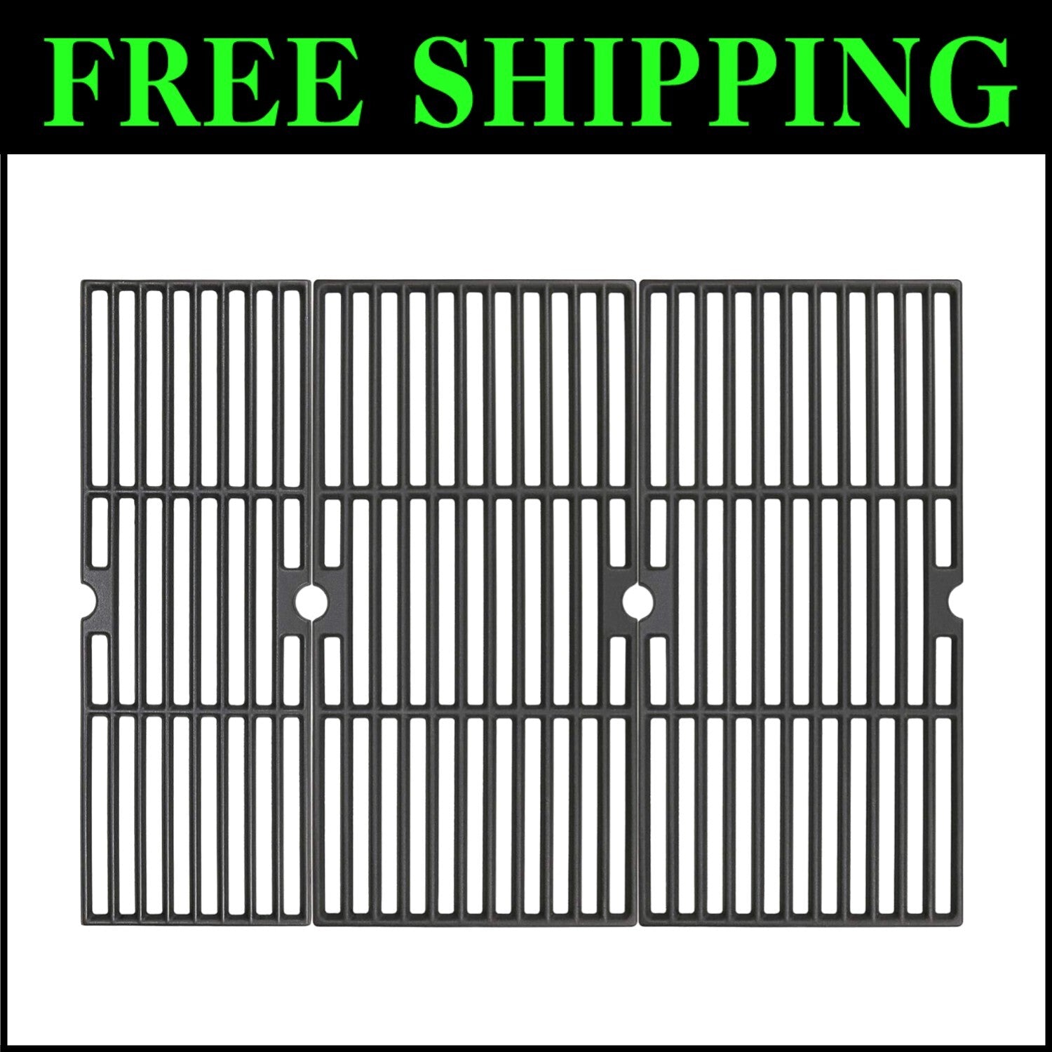 Durable 18 Inch Cast Iron Grill Replacement Grates - Ideal for Charbroil Models
