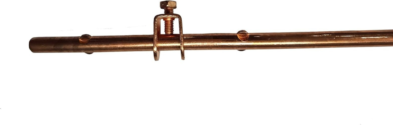 4 Premium Copper Bonded Ground Rods with Clamps - Essential for Grounding Needs