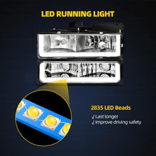 Load image into Gallery viewer, LED Headlight Assembly for 1990-1999 Chevy/GMC C/K &amp; Suburban with DRL
