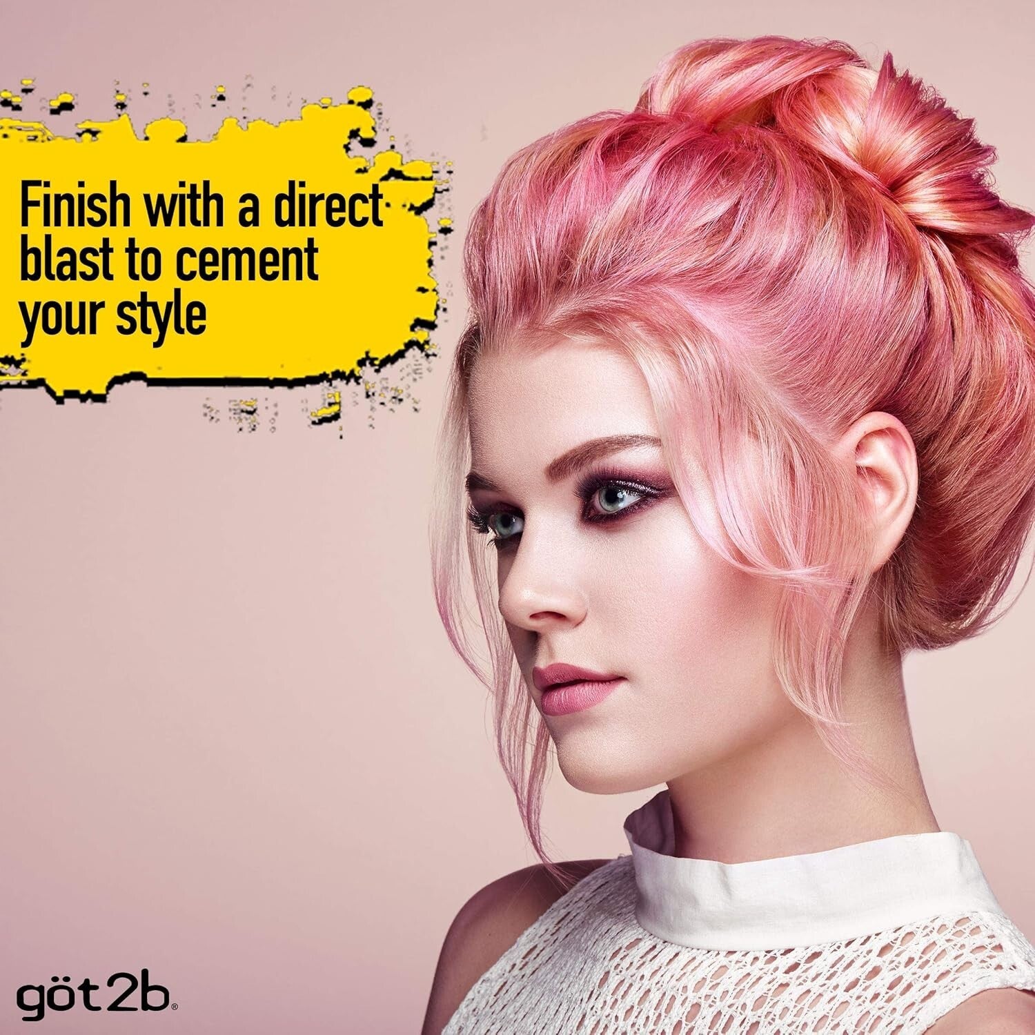 12 oz Glued Blasting Freeze Hairspray Set - Firm Hold, Perfect for Spikes