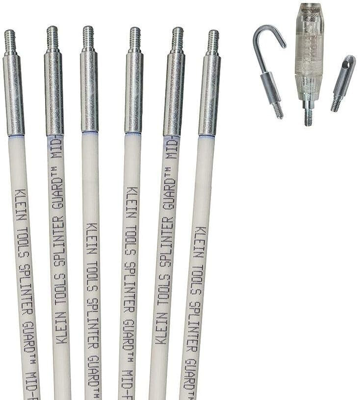 Professional 30-Foot Fiberglass Fishing Rod Set with Glow and Tip Attachments