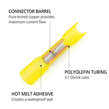Load image into Gallery viewer, 180 PCS Assorted Heat Shrink Wire Splice Connectors - Marine and Automotive Use