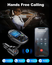 Load image into Gallery viewer, Upgraded Bluetooth FM Transmitter with Intelligent Charging &amp; Flexible Gooseneck