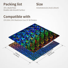 Load image into Gallery viewer, Upgraded 3D Printer 410x410mm PEI Sheet with Double-Sided Kaleidoscope Design