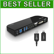 Load image into Gallery viewer, USB 3.0 Docking Station for Mac &amp; Windows – Dual Monitor with HDMI/DVI, 6 Ports