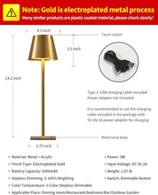 Load image into Gallery viewer, Versatile Cordless Desk Lamp with USB Charging - Perfect for Home and Outdoor