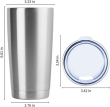 Load image into Gallery viewer, Stylish Bulk Stainless Steel Travel Mugs - 20oz Insulated Tumbler Pack of 12