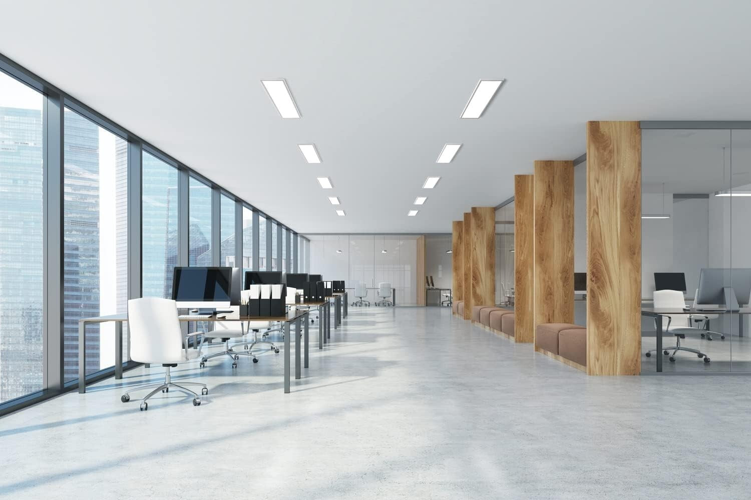 CSA Certified 1x4 LED Light Panel - Versatile for Bathroom, Classroom & Garage