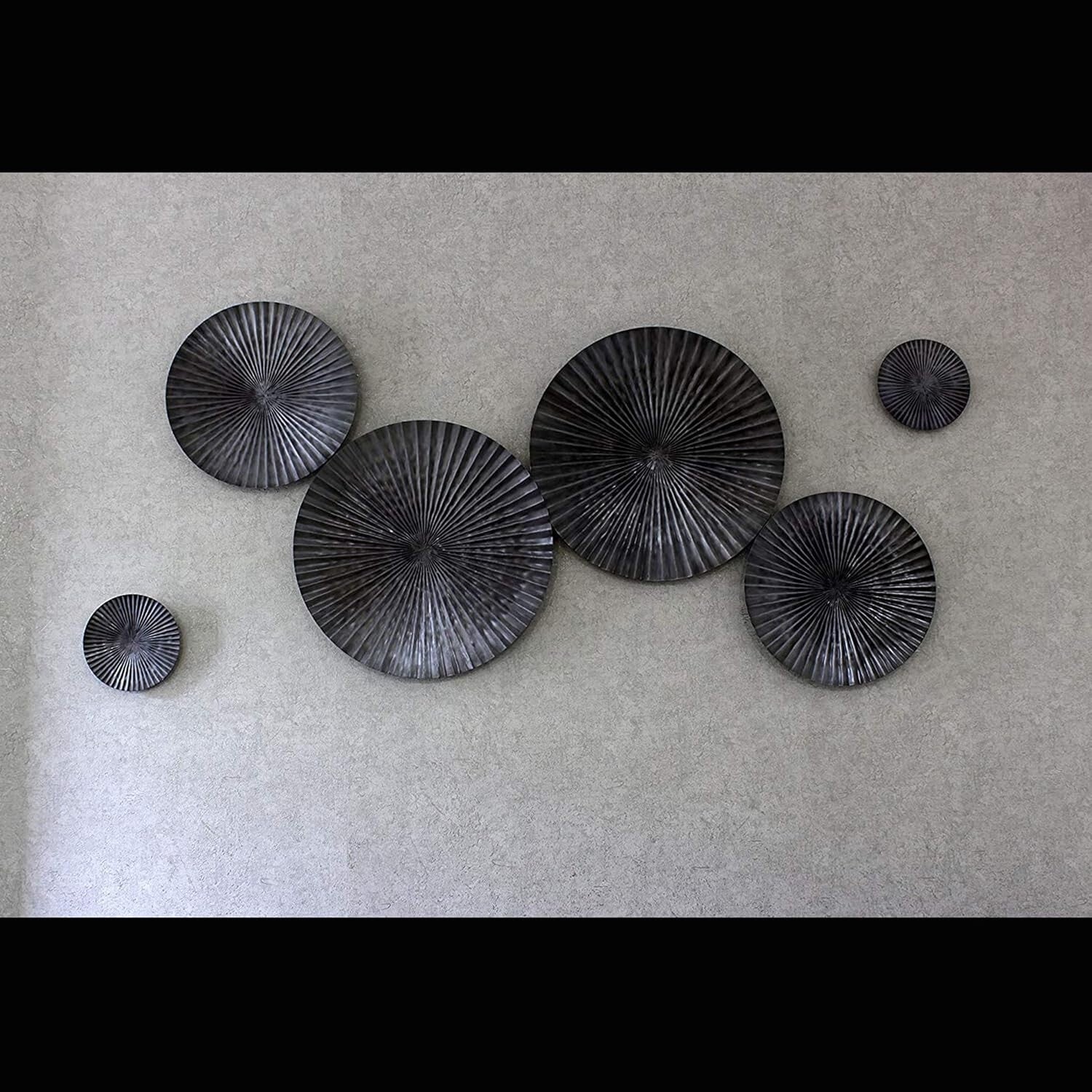 Sunburst Wall Hanging Art in Antique Zinc - Ideal Gift and Home Decoration