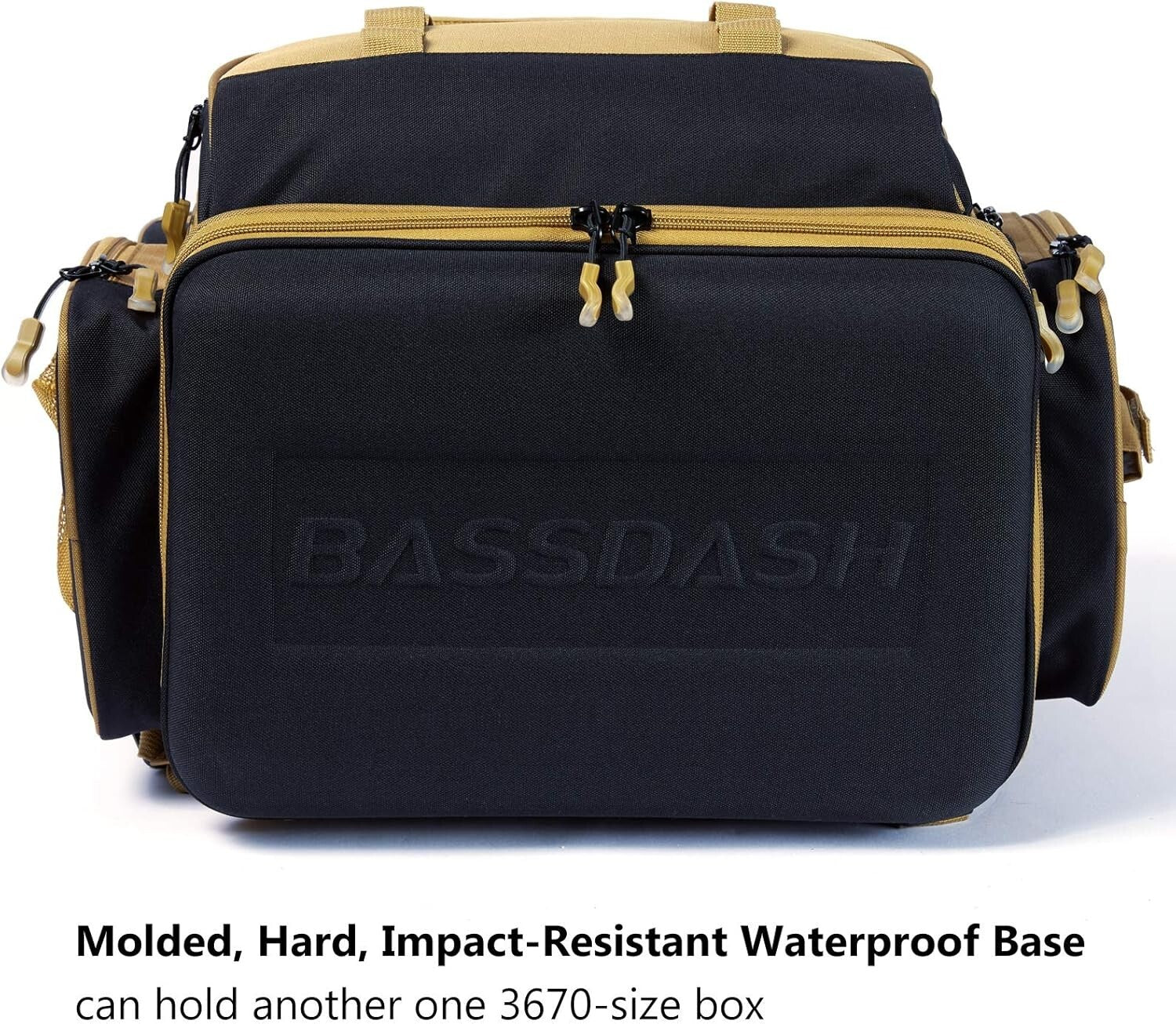 Tactical Fishing Backpack with Rod Holder, Rain Cover & Ergonomic Design