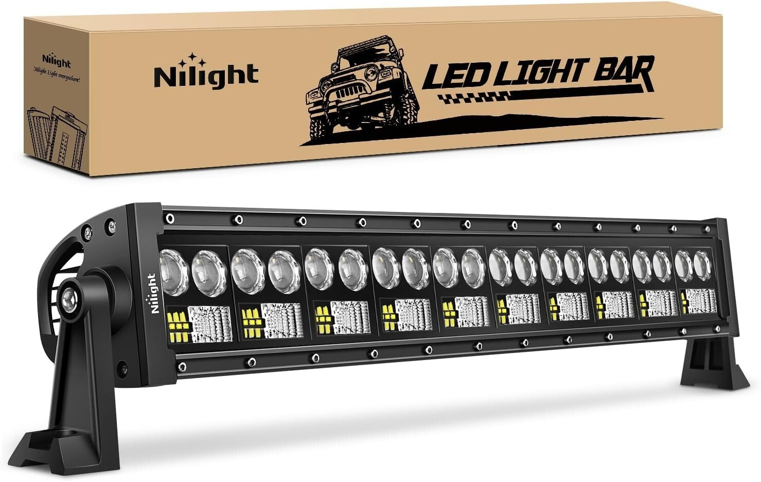 High Performance 150W 22Inch LED Light Bar – 15000 Lumens for Maximum Visibility