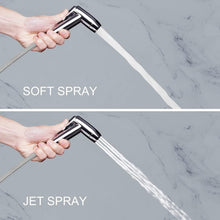 Load image into Gallery viewer, Modern Handheld Bidet Attachment - Easy Install Chrome Faucet Hose with Adapters
