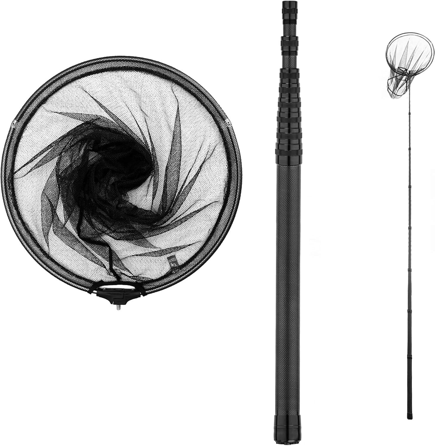 Premium Carbon Fiber Fishing Net with 20lb Capacity - Perfect for All Conditions