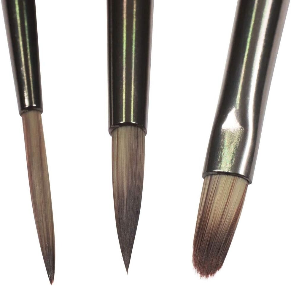 15-Piece Premium Paint Brush Set in Roll Case - Perfect for Artists Everywhere