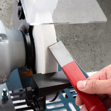 Load image into Gallery viewer, 8" Fine Grit Aluminum Oxide Grinding Wheel - Ideal for Bench &amp; Pedestal Grinders