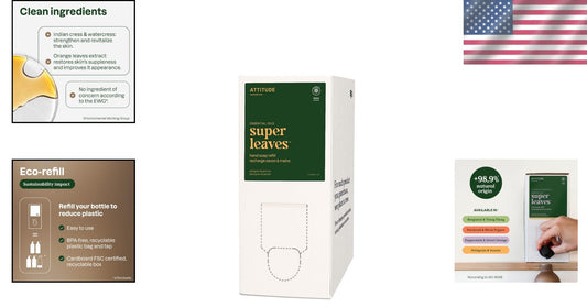 Natural Hand Soap with Petitgrain & Jasmine - 99% Naturally Sourced Ingredients