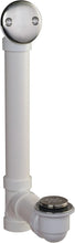Load image into Gallery viewer, Tarnish-Free Brushed Nickel Bath Drain with PVC Tubing for Easy Installation