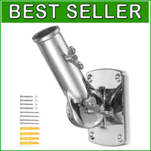 Load image into Gallery viewer, Versatile Heavy-Duty Flag Mount with Stainless Steel Bracket for 1 Inch Poles