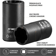 Load image into Gallery viewer, 9PCS Professional Lug Nut Extractor Set - 1/2" Drive Bolt Removal Tool