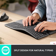 Load image into Gallery viewer, Sleek Logitech K860 Wireless Keyboard - Curved Split Keys for Precision Typing