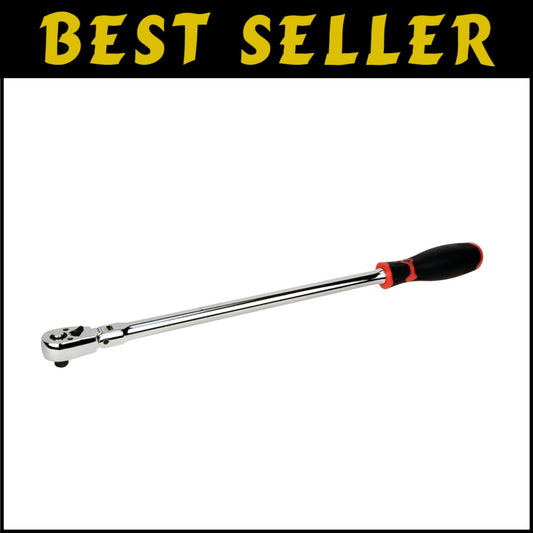 Robust 18-Inch Chrome Vanadium Flex Head Ratchet – Ideal for Pros & DIYers