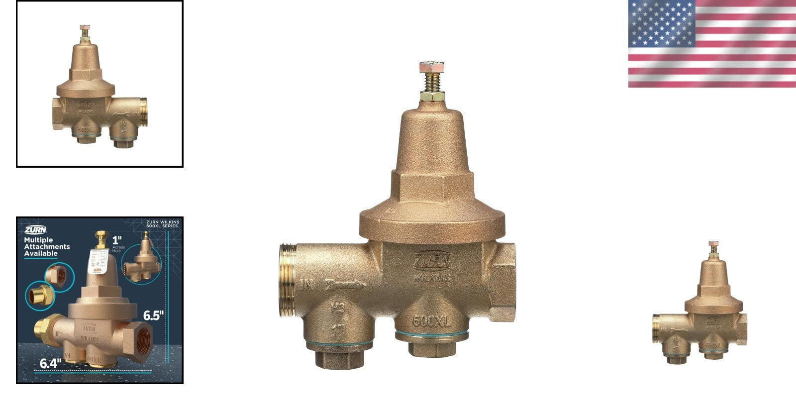 1" 600XL Pressure Reducing Valve - Optimized for Residential & Commercial Use